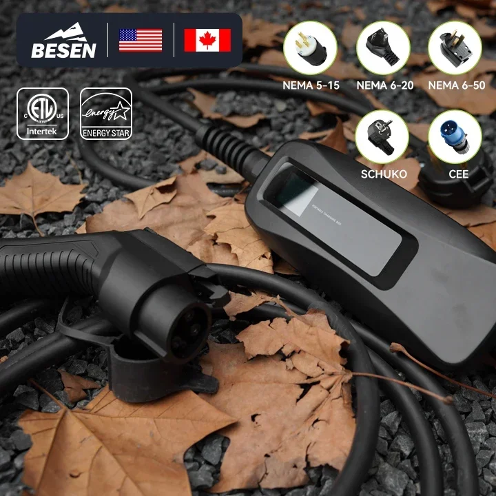 BESEN 8.8kW Portable Type 1 EV - Portable Ev Charger ulasan dan harga