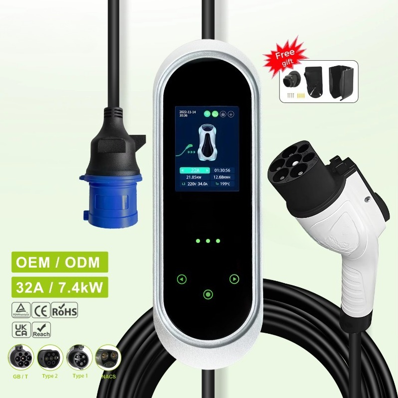 Portable EV Charger GB/T High  - Ev Charger ulasan dan harga