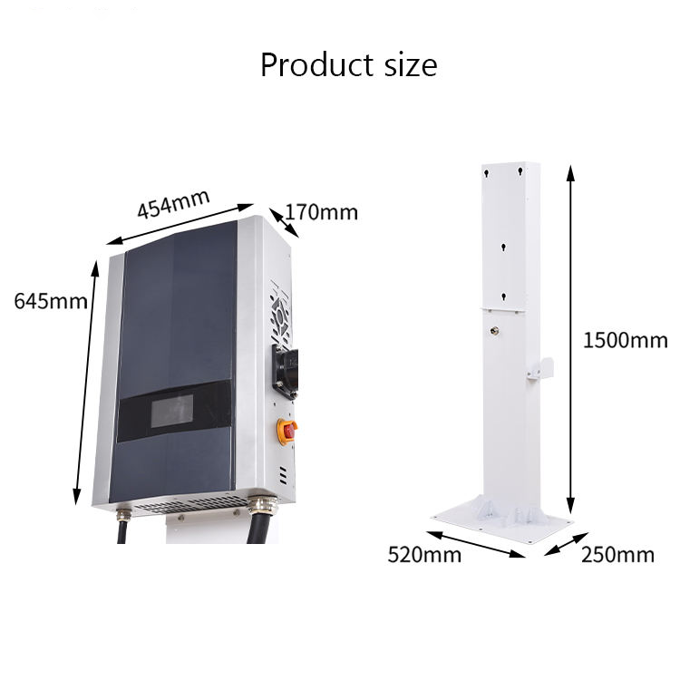 New 3 Phase 64A 40KW Smart DC  - Wallbox Ev ulasan dan harga