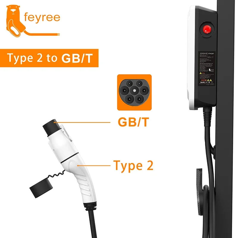 Feyree EV Charger Adapter Type - Ev Charger Adapter ulasan dan harga