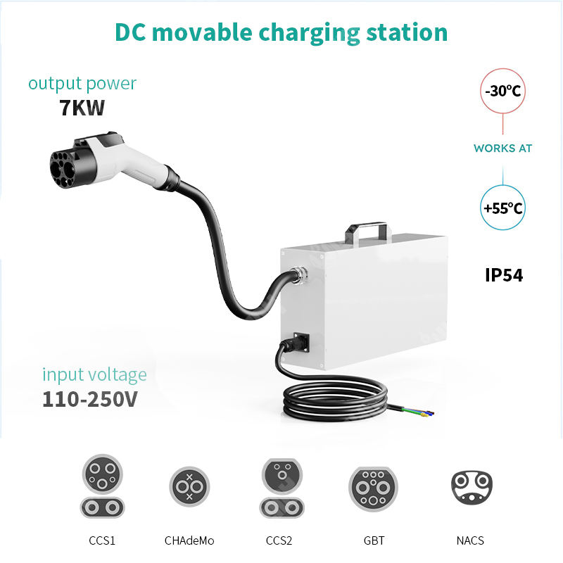 New UN38.3 Certified DC Mobile - Ev Charger ulasan dan harga