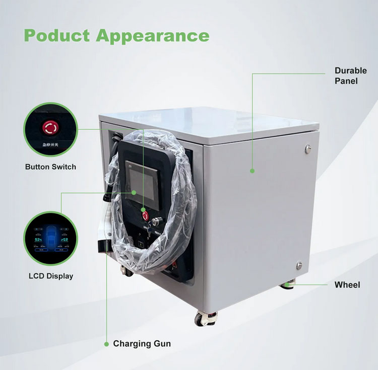 BAITU 20KW Single Portable DC  - Ev Charger ulasan dan harga
