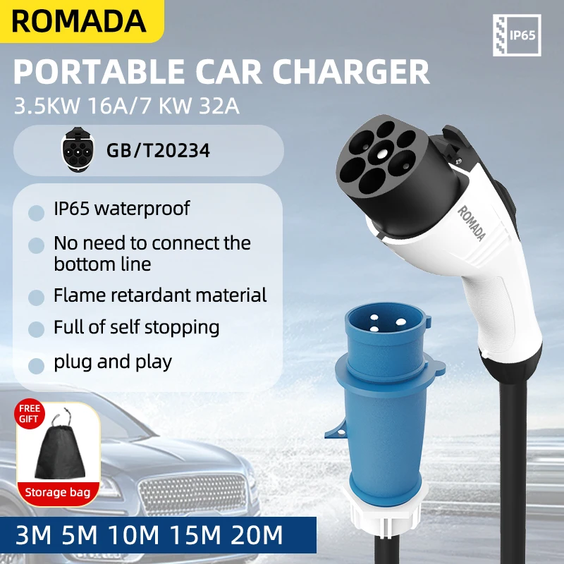 For Electric Vehicle 3.5KW 16A - Ev Charger Adapter ulasan dan harga