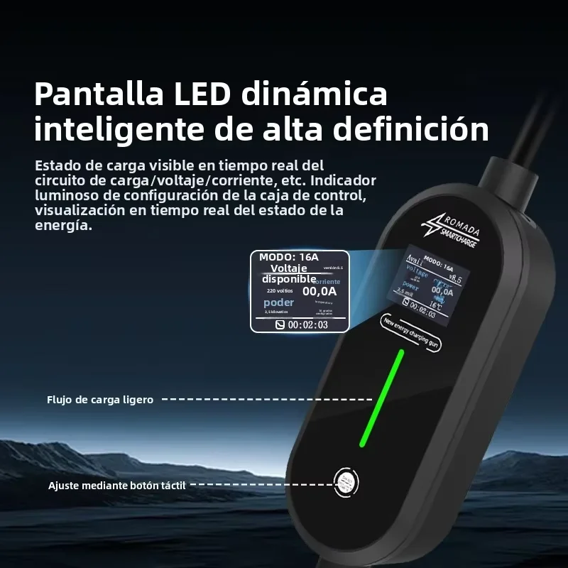 ROMADA 7KW 32A EV Portable Cha - Ev Charger Adapter ulasan dan harga