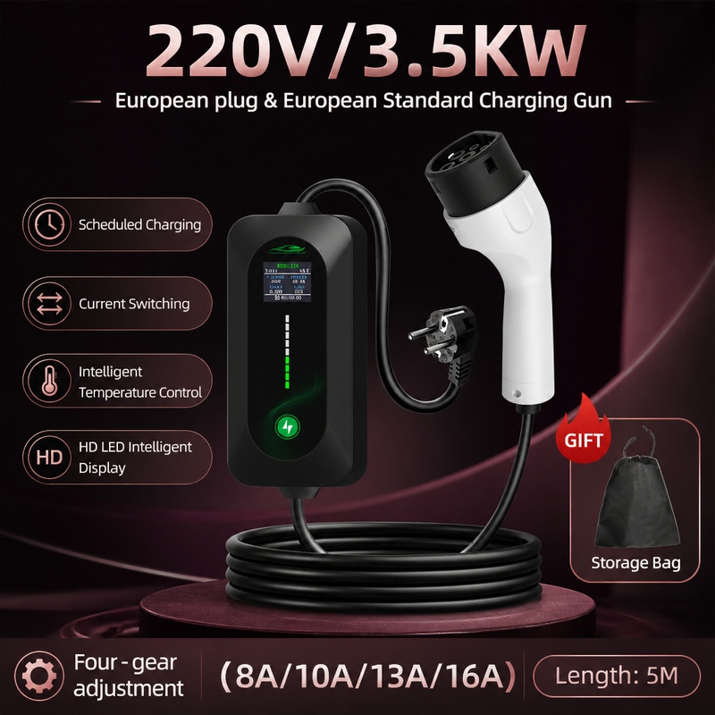 ROMADA 3.5KW Eletric Vehicle C - Ev Charging Cable ulasan dan harga