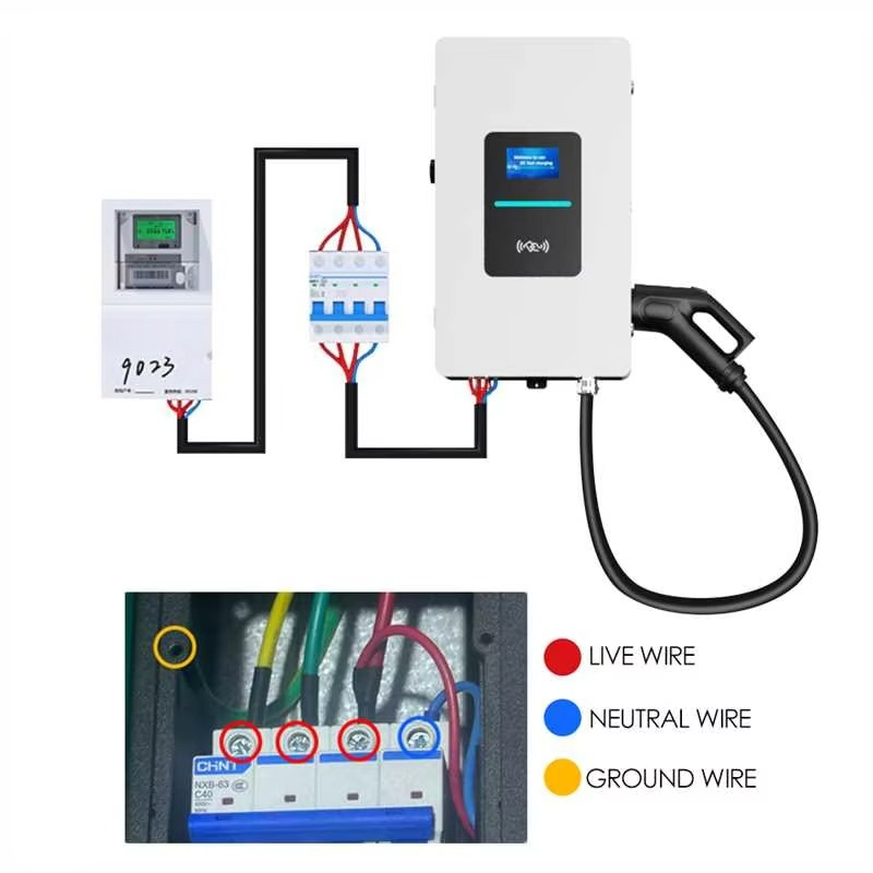 RSCHG 20kw CCS1 IP54  DC Elect - Fast Ev Charger ulasan dan harga