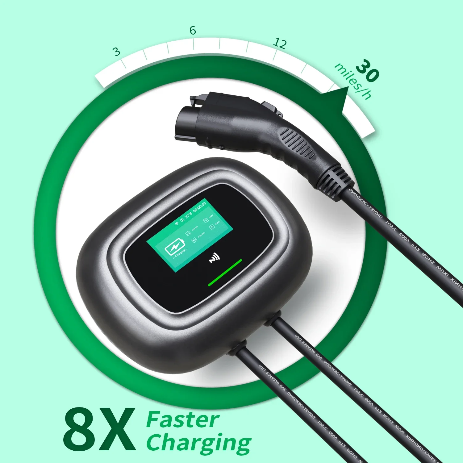 NEW Khons Wall-Mounted Electri - Fast Ev Charger ulasan dan harga