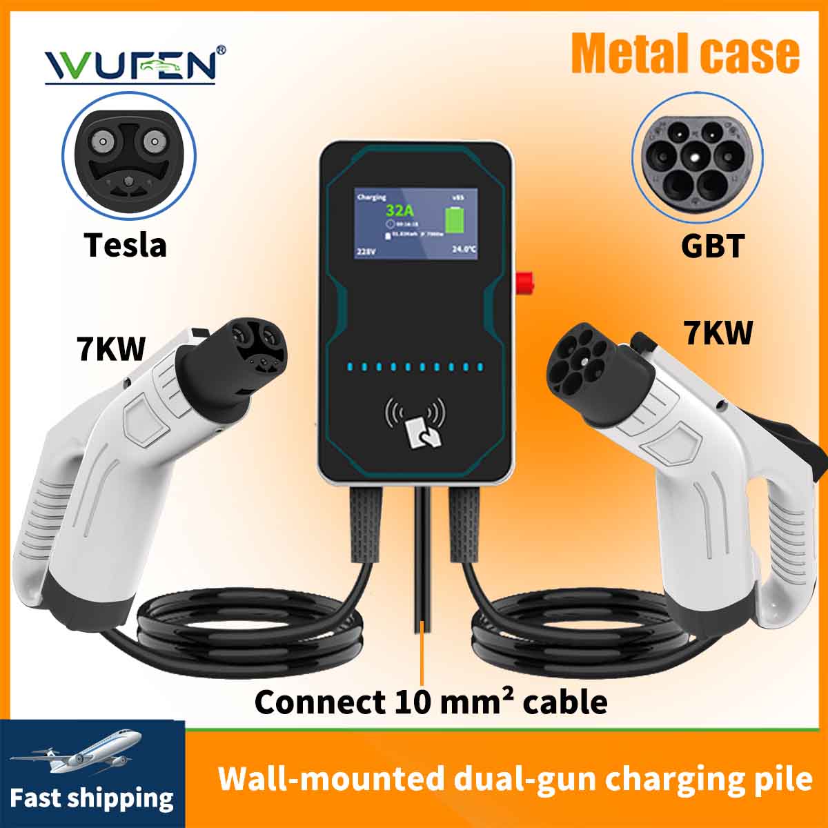 WUFEN EVSE Wallbox EV Car Char - Ev Charging Cable ulasan dan harga